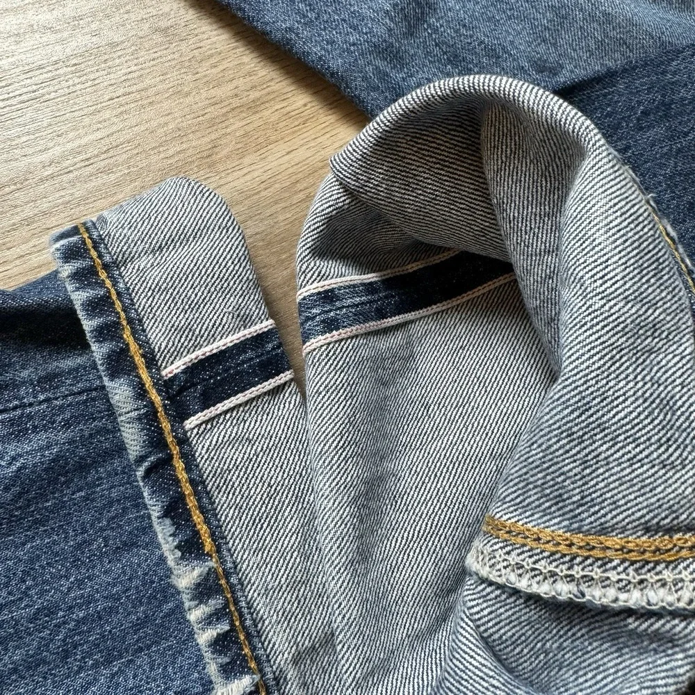 Levi's 501XX Jeans Mens 30x30 Blue Selvedge Patchwork Distressed LVC Big E Denim